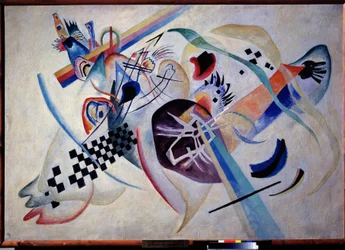 Composition N. 224. On the white. Painting by Vassily Kandinsky
