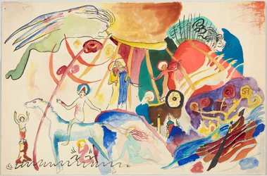 Design for „All Saints II (Composition with Saints)“