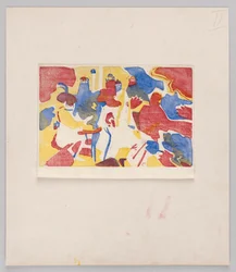 Woodcut for the Painting "Oriental" (First State)