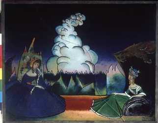 "White Cloud" by Vassily Kandinsky