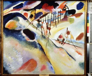 Landscape. Painting by Vassily Kandinsky