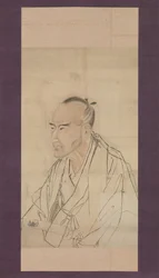 Sketch for the Portrait of Tachihara Suiken, 19th century