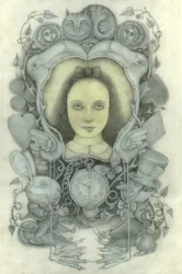 Portrait of Alice in Mirror