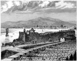 View of Si-Ngan-Fou, China