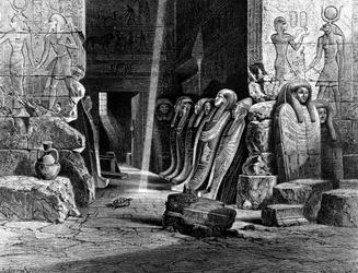 Interior of Temple Apet, Karnack, 1881