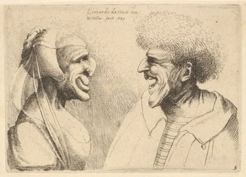 A Deformed Couple Facing Each Other