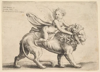 Cupid on a Lion