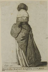 English Noblewoman in Winter Clothing