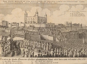 Execution of Thomas Wentworth, 1641