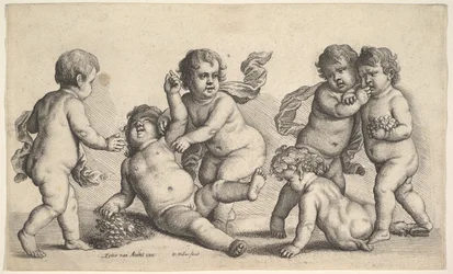 Five Boys and a Satyr, 1646