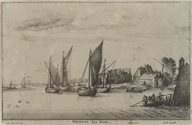 View of Willebroek Near Mechelen (series title: River and Coastal Views)