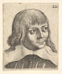 Head of a Young Man, Turned Slightly to Right, 1625-77