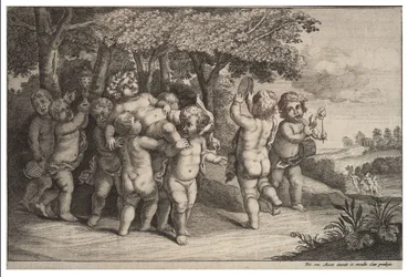 Nine small boys