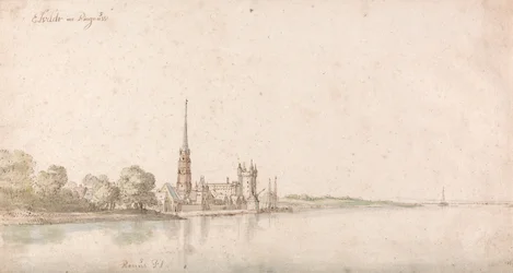 View of Eltville on the Rhine