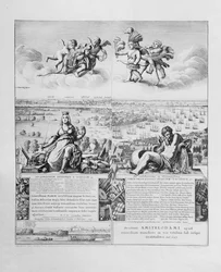View of London, published 1647 (detail)