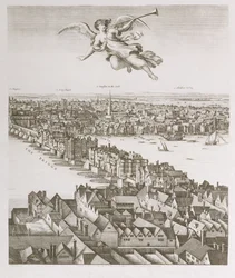 View of London, published 1647 (detail)