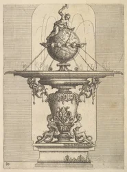 Design for a Fountain, plate 80 from Dietterlin