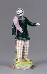 Harlequin with a stand, from the group 