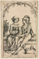 The Lovers after the Housebook Master, c. 1490