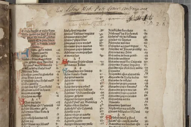 Fol 2 recto, Fasciculus Temporum