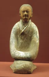 Woman Sitting on Her Heels, 206 BC-8 AD