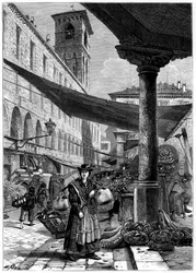 Rialto Fruit Market, Venice, Italy