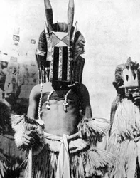 Visored Mask of Highland People, Africa