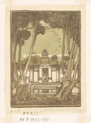 Cemetery Near Yogyakarta in Java