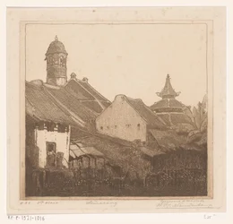 Houses on the Water in Semarang