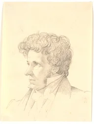 Male Portrait. Profile to the Left