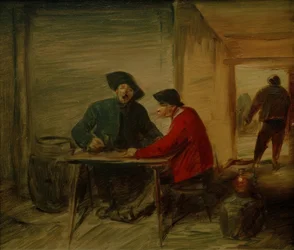 Peasants Drinking in the Tavern