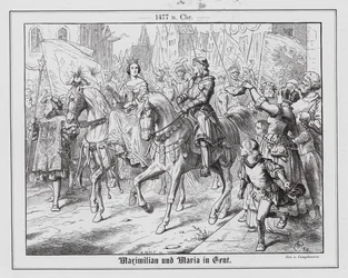 Archduke Maximilian of Austria and Mary of Burgundy in Ghent