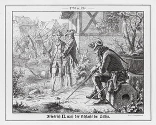 Frederick the Great after the Battle of Kolin