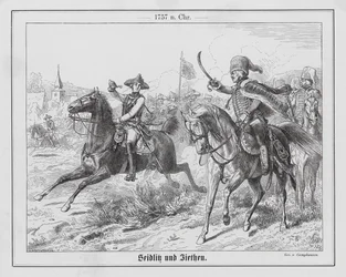 Friedrich Wilhelm von Seydlitz and Hans Joachim von Zieten, Prussian Cavalry Generals