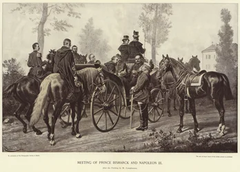 Meeting of Prince Bismarck and Napoleon III