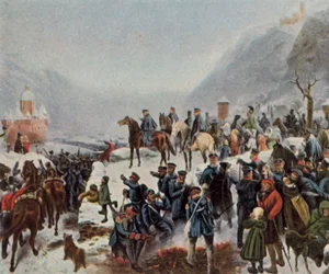 The First Silesian Army Crosses the Rhine Near Caub