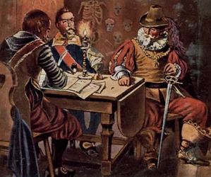 Tilly in the Gravedigger