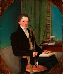 Portrait of the anatomist Henrik Carl Bang Bendz, The artist