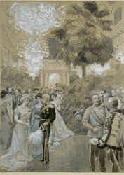 Court Ball at the Vienna Hofburg, the Town Palace of the Emperors of Austria-Hungary