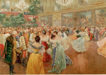 Courtball in the Redoutensaele, Imperial Palace, Vienna