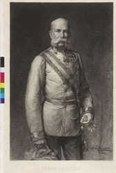 Franz Joseph I in Gala Uniform of a Field Marshal, the Gala Hat in the Raked