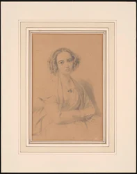 Portrait of the composer Fanny Hensel née Mendelssohn