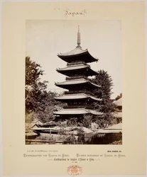 Temple Buildings of Asaxa in Yedo (Edo)