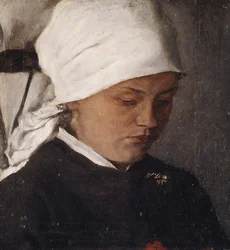 Peasant Girl with a White Headcloth