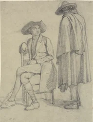 Abbot in Conversation with a Roman