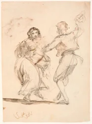 Dancing Italian Couple
