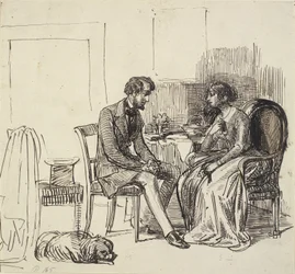 A Gentleman Visiting a Young Lady