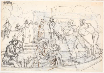 Gondola Scene from Venice