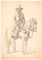 Prince Rospiliosi on Horseback, Guardian in Nemi