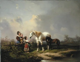 Feeding the Mare and the Foal